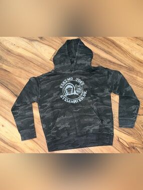 Eskimo Joe’s Black Camo Hoodie Youth Lg Oklahoma’s Jumpin’ Little Juke Joint